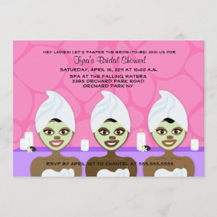 WELLNESS-CENTER BRIDAL SHOWING EINLADUNG Rosa & Li