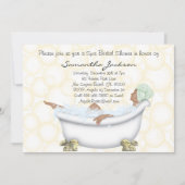 Wellness-Center Bridge Brautparty Einladung (Vorderseite)