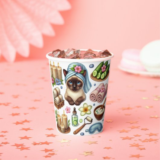 Wellness-Center Cat Themenbehandlung für Katzen Li Pappbecher (Insitu)