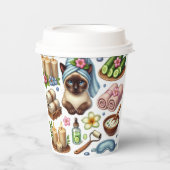 Wellness-Center Cat Themenbehandlung für Katzen Li Pappbecher (Vorderseite)