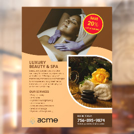 Wellness-Center Center Custom Fensteraufkleber