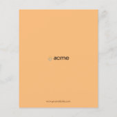 Wellness-Center Center Custom Flyer (Hinten)