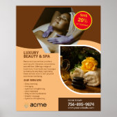 Wellness-Center Center Custom Poster (Vorne)