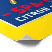 Wellness-Center Citron Vintage Poster (Ecke)
