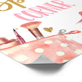 Wellness-Center Corner Party Makeup Glamour Girl B Poster (Ecke)