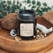 Wellness-Center Creme cremefarbene Inhaltsstoffe P Quadratischer Aufkleber