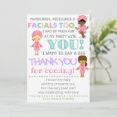 Wellness-Center Danke Karte | Wellness-Center Birt (Stehend Vorderseite)