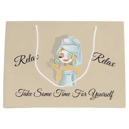 Wellness-Center Day Gift Bag Große Geschenktüte (Vorderseite)