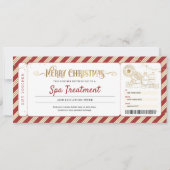 Wellness-Center Day Massage Weihnachtsgeschenk Tic Einladung (Vorderseite)