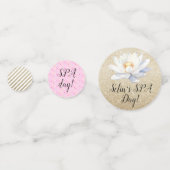 Wellness-Center Day Party Table Confetti Konfetti (Rückseiten)