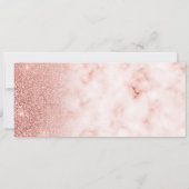 Wellness-Center Day Rose Gold Voucher Einladung (Rückseite)