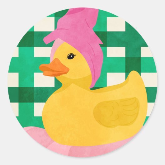 Wellness-Center Day Runder Aufkleber (Vorderseite)