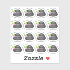 Wellness-Center Day Zen Stones Relaxing Day Bujo P Aufkleber