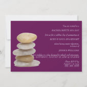 Wellness-Center Dekorationen Bachelorette Wellness Einladung (Rückseite)