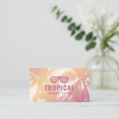 Wellness-Center der Spray Tan Tropical Palm Beach  Visitenkarte (Stehend Vorderseite)