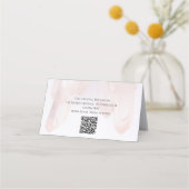 Wellness-Center des Salons mit hellrosa Kristallen Treuekarte (Rückseite)