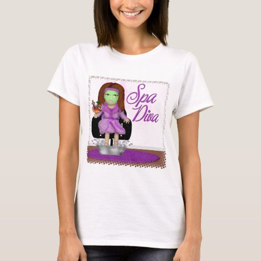 Wellness-Center-Diva T-Shirt (Vorderseite)