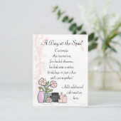 Wellness-Center Einladung (Stehend Vorderseite)