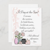 Wellness-Center Einladung (Vorne/Hinten)