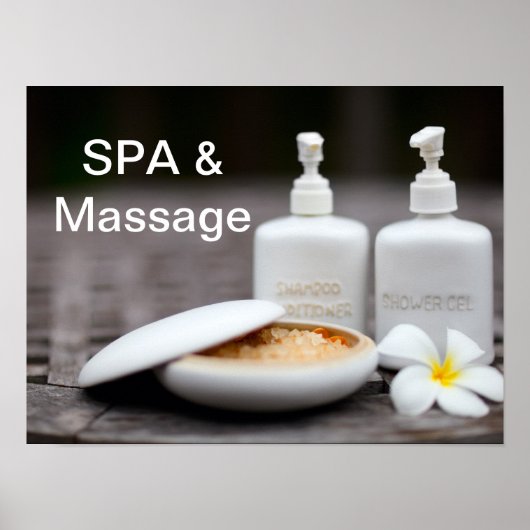 WELLNESS-CENTER-Einstellungen Poster (Vorne)