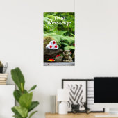 WELLNESS-CENTER-Einstellungen Poster (Heimbüro)