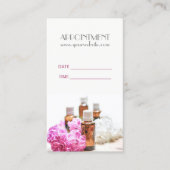 WELLNESS-CENTER Essenzielle Ölmassage Aromatherapi Terminkarte (Vorderseite)