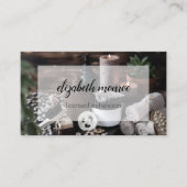 Wellness-Center Esthetician Salon Script Calligrap Visitenkarte (Vorderseite)