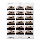 Wellness-Center-Firmenadressen-Labels Adressaufkleber (Vorne)