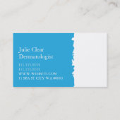Wellness-Center für eine klare Hauthautdermatologi Visitenkarte (Rückseite)