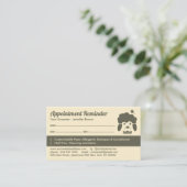 Wellness-Center für Haustiere Ernennung von Dog Gr Visitenkarte (Stehend Vorderseite)