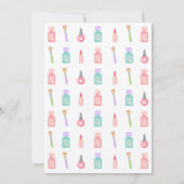 Wellness-Center Geburtstag Einladung Girl Wellness (Rückseite)