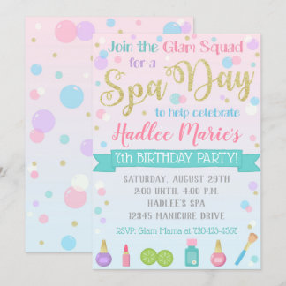 Wellness-Center Geburtstag Einladung Wellness-Cent