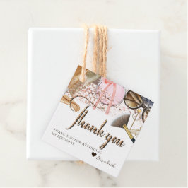 Wellness-Center Geburtstag Foto Danke Ihnen für Ta Geschenkanhänger