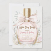 Wellness-Center Geburtstag, Glam-Make-up Geburtsta Einladung (Vorderseite)