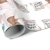 Wellness-Center Geburtstag Sleepover Pamper Geburt Geschenkpapier (Rolleneckpunkt)