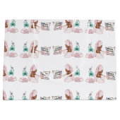 Wellness-Center Geburtstag Sleepover Pamper Geburt Große Geschenktüte (Vorderseite)