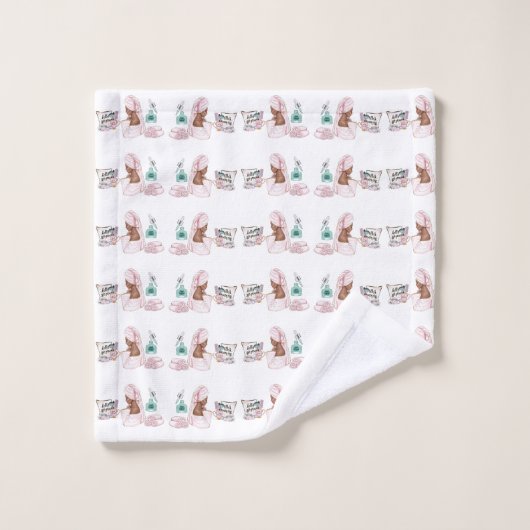 Wellness-Center Geburtstag Sleepover Pamper Geburt Waschlappen (Waschlappen)