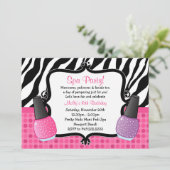 Wellness-Center-Geburtstags-Party Einladung (Stehend Vorderseite)