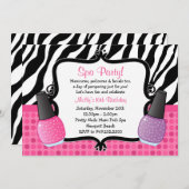 Wellness-Center-Geburtstags-Party Einladung (Vorne/Hinten)