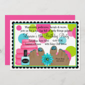 Wellness-Center-Geburtstags-Party Einladungen (Vorne/Hinten)