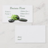 Wellness-Center-Geschäfts-Karte Visitenkarte (Vorne/Hinten)