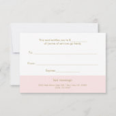 Wellness-Center-Geschenkgutschein für Rosa Salon (Rückseite)