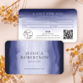 Wellness-Center-Geschenkgutschein für Wasserfarben