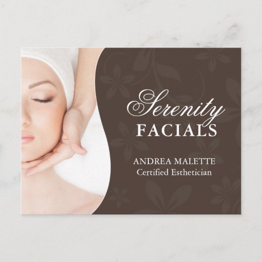 Wellness-Center Geschenkgutschein Postkartengröße Postkarte (Vorderseite)