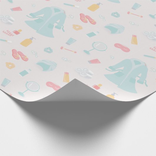 Wellness-Center Geschenkpapier (Ecke)