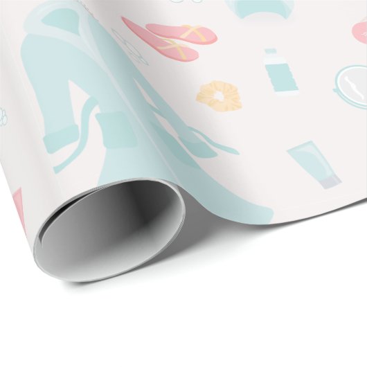 Wellness-Center Geschenkpapier (Rolleneckpunkt)