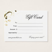 Wellness-Center Gift Card Wellness-Center Elegante (Rückseite)