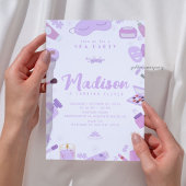 Wellness-Center Girl Birthday Party Editable Einla Einladung