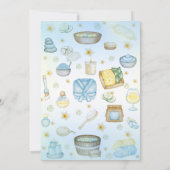 Wellness-Center Girls Geburtstag Einladung (Rückseite)