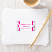 Wellness-Center Glamour Girl Birthday Party-Adress Adressaufkleber (Insitu)
